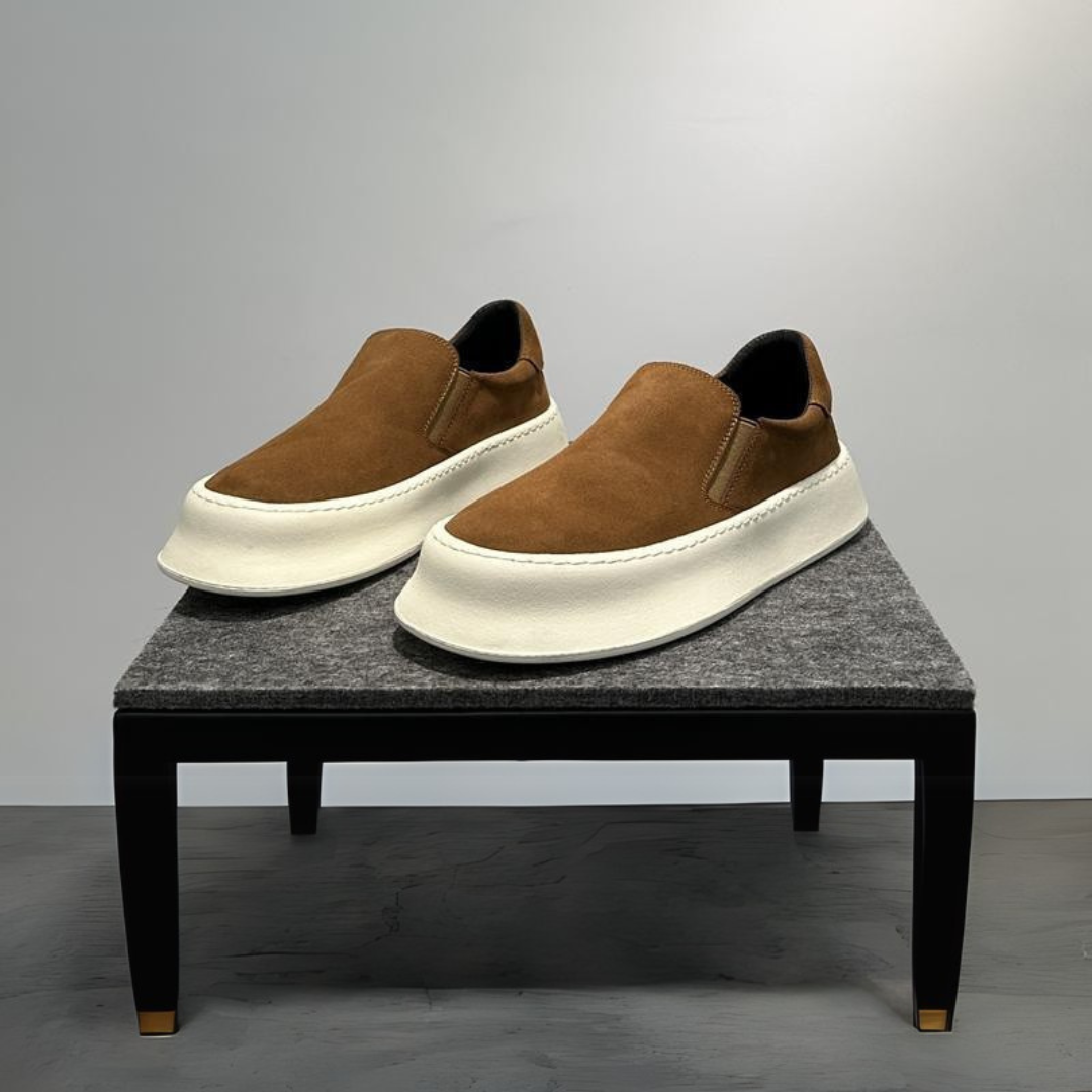 Mocassins Desportivos Masculinos Estilo Urbano e Versátil con Sola Grossa