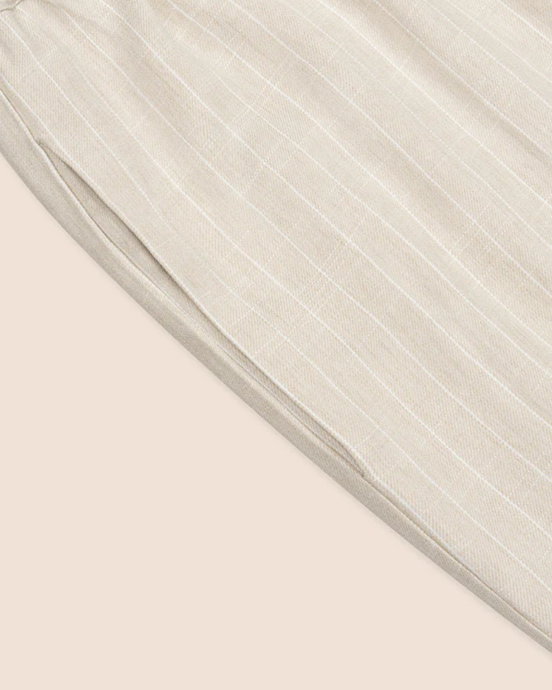 Conjunto casual solto em linho