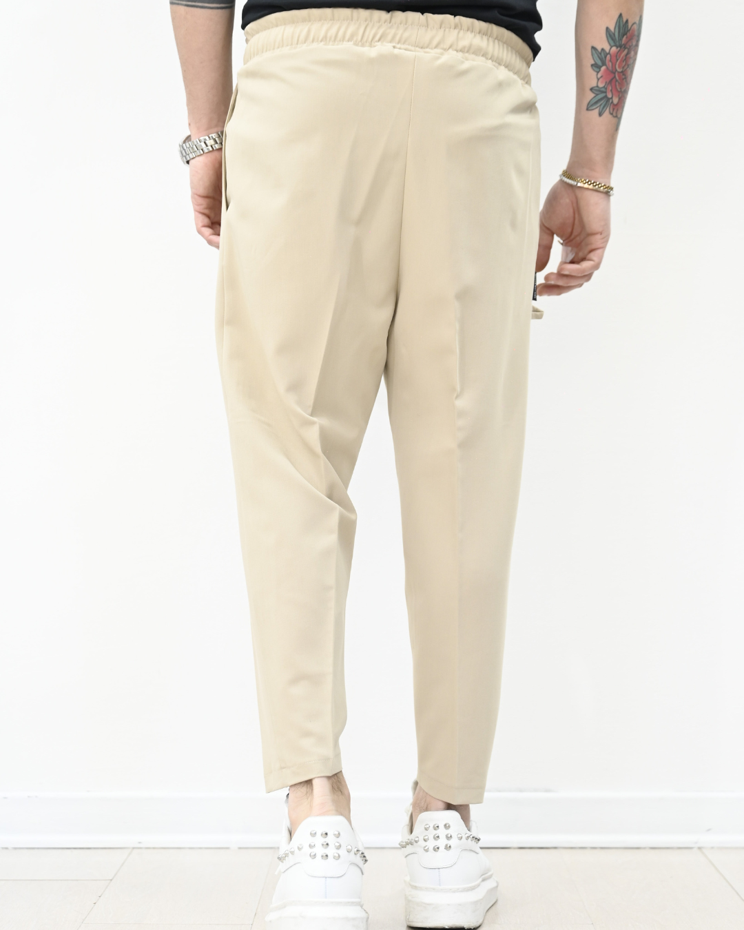 Calças Jogger Largas com Ajuste na Cintura