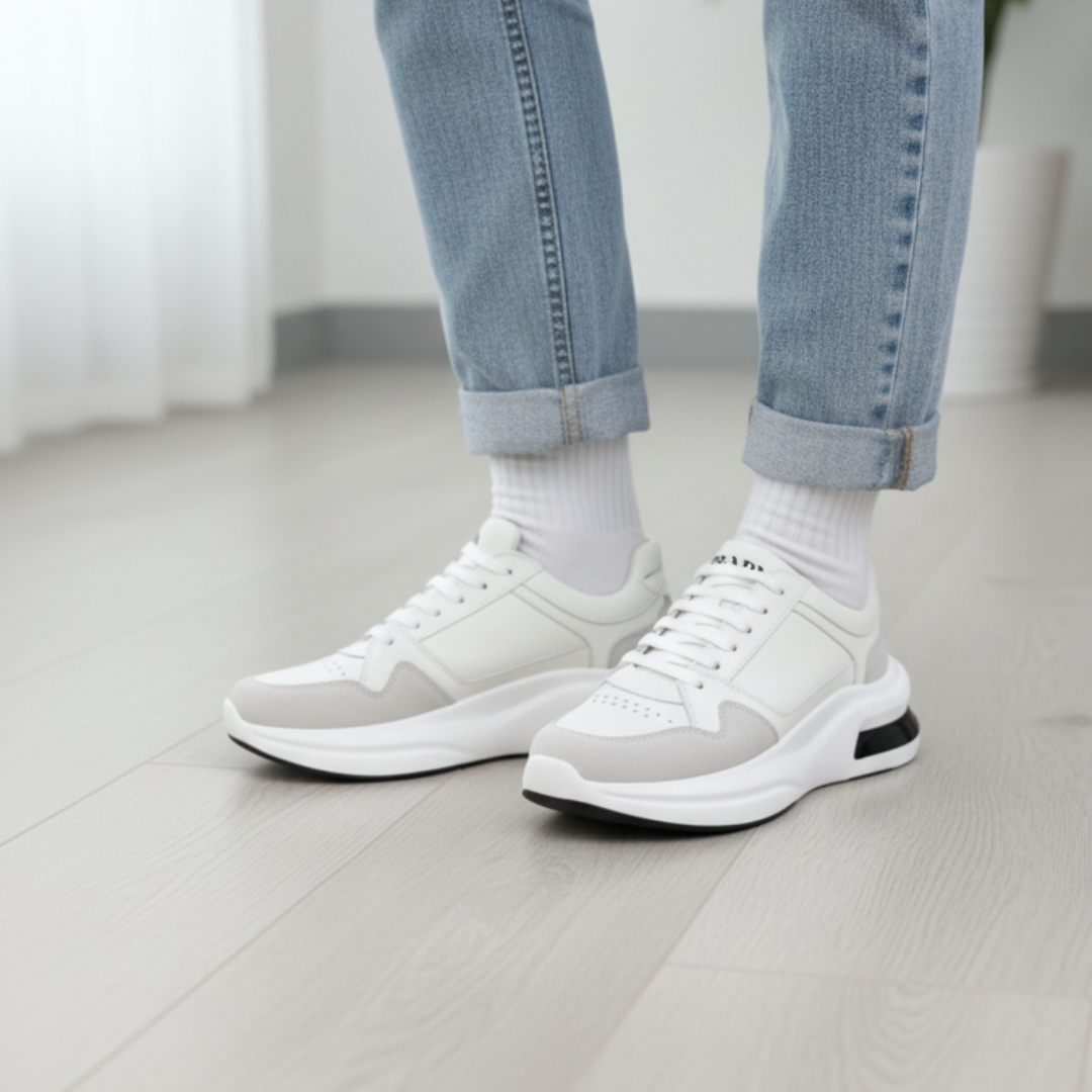 Sapatilhas Urbanas de Design Minimalista e Luxo Discreto