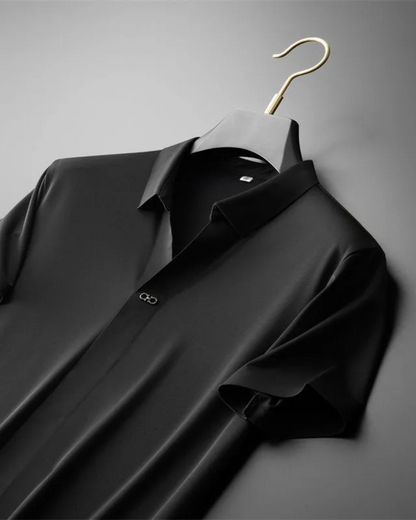 Camisa Casual Masculina de Manga Curta