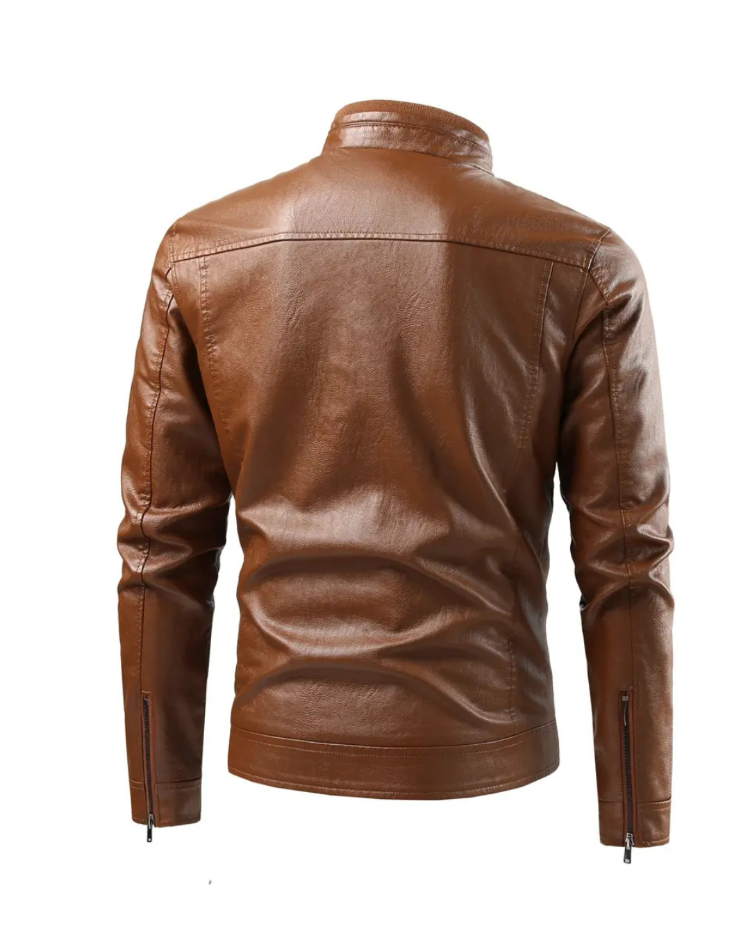 Casaco de couro para homem