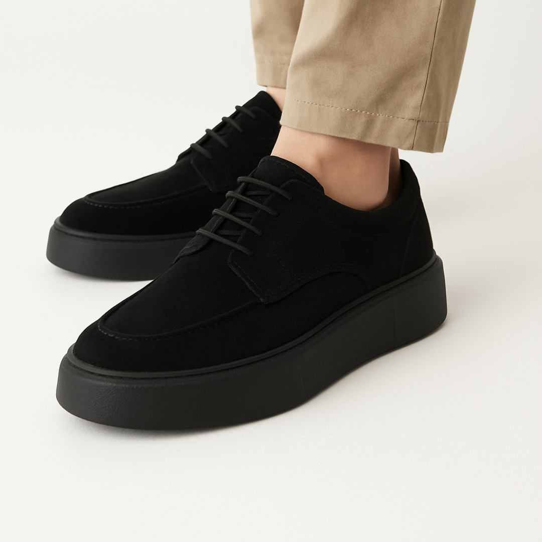 Sapatos ergonómicos casuais para homem com sola ortopédica