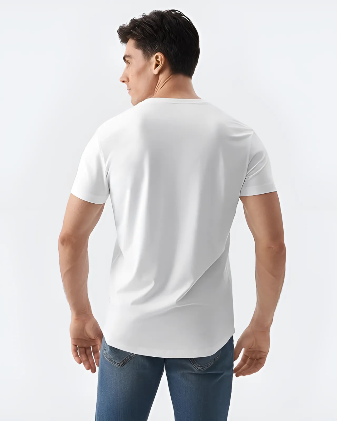 T-shirt Casual de Homem Resistente às Manchas e à Água