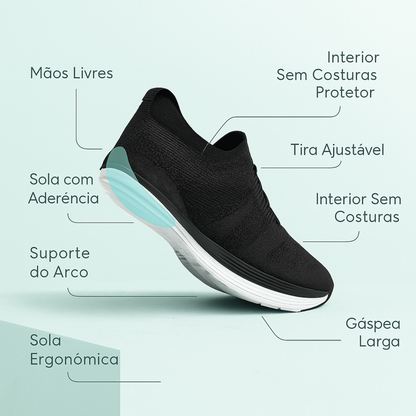 Tênis Unissex Sem Cadarços com Design Anatómico Conforto e Estilo em Cada Passo