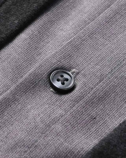 Camisa com Casaco de Malha Preto Integrado para Homem (OFERTA 2X1)