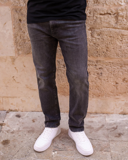 Calças básicas retas para homem