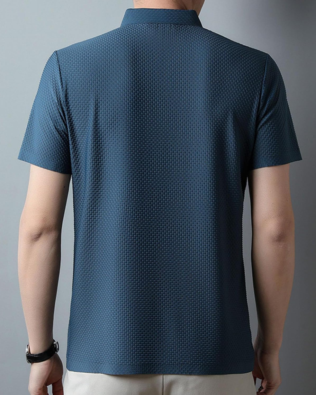 Camisa Pólo Casual de Manga Curta com Corte Justo (OFERTA 2X1)