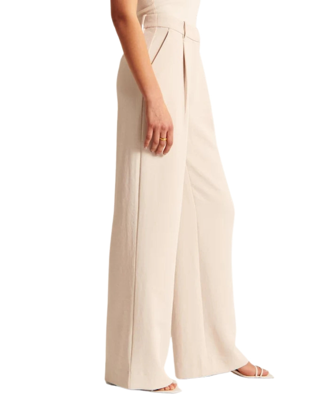 Calças Clássicas de Perna Larga para Mulher®