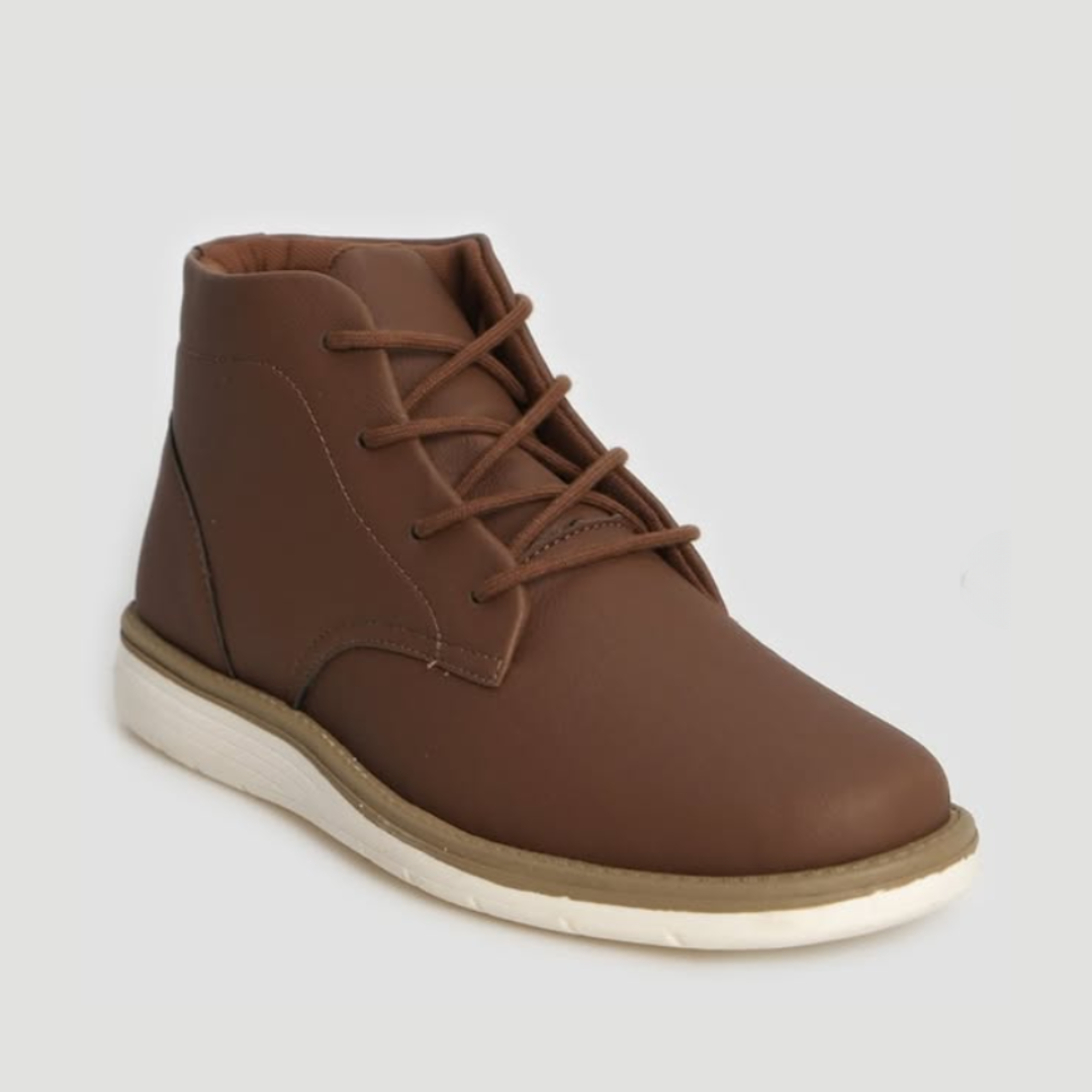 Sapatos de Couro para Homem com Atacadores Ajustáveis