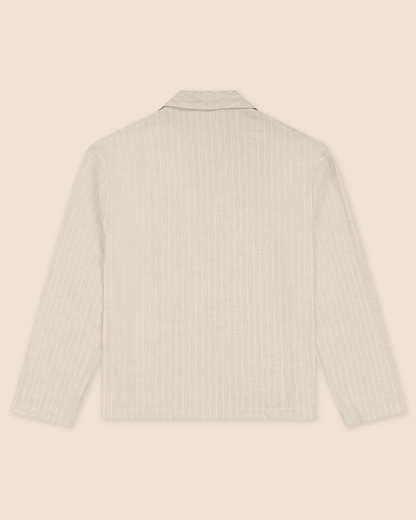 Conjunto casual solto em linho