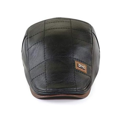 Boina de Couro para Homem