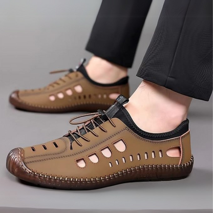 Sapatos Casuais para Homem com Design Respirável e Sola oca Macia