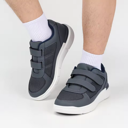 Sapatos desportivos ergonómicos com fechos de gancho e velcro