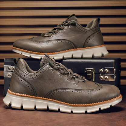 Sapatos casuais à prova de água para homem com sola ortopédica