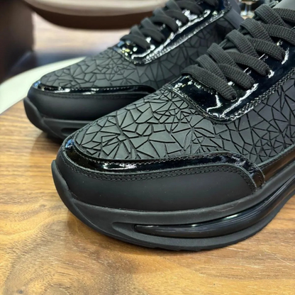 Sapatilhas Casuais em Couro texturizado para Homem