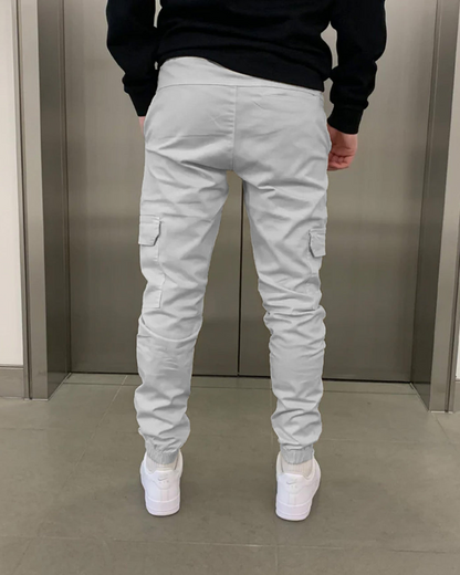 Jogger Cargo Masculino em Algodão Elástico