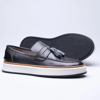 Sapatos mocassins antiderrapantes para homem