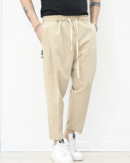 Calças Jogger Largas com Ajuste na Cintura