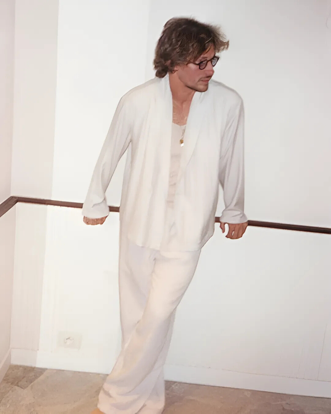 Conjunto casual solto em linho