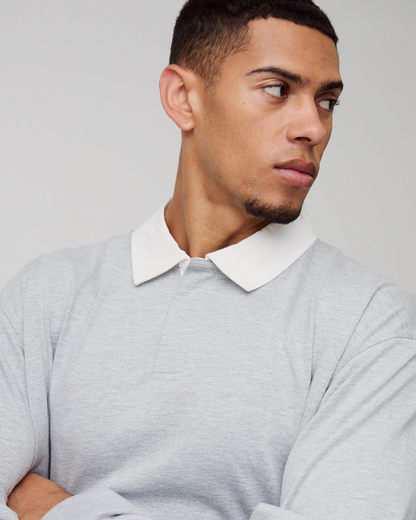 Camisola casual masculina de manga comprida