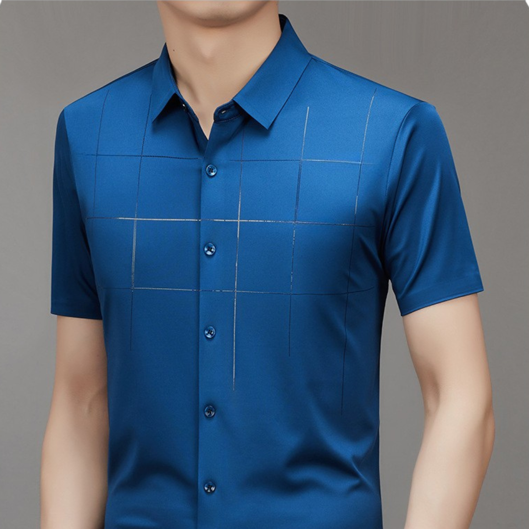 Camisa de manga curta para homem com um estilo moderno e elegante