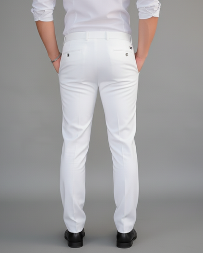 Calças justas elásticas para homem