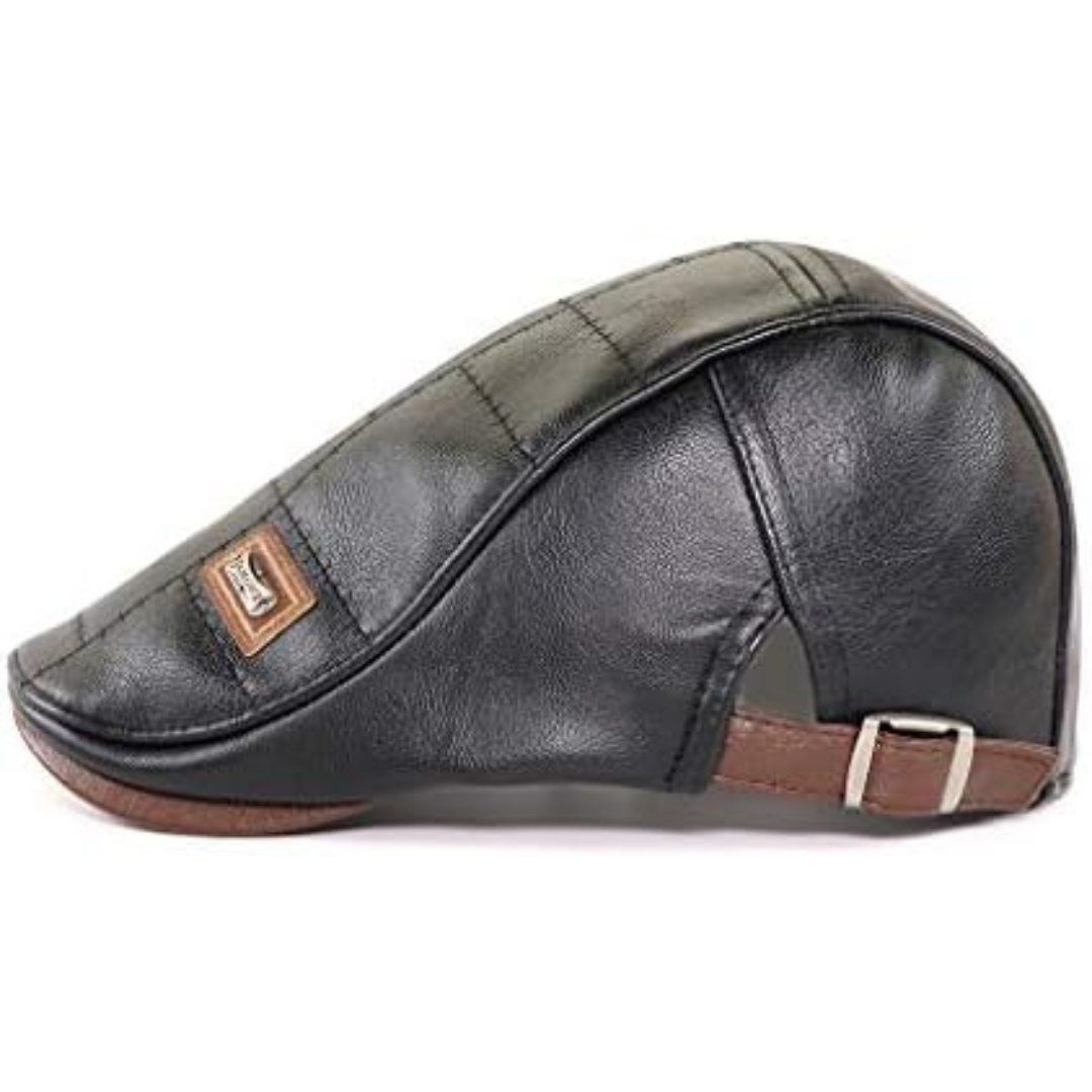 Boina de Couro para Homem