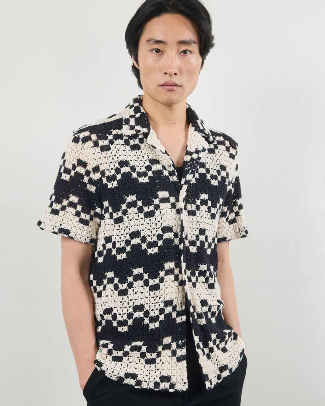 Camisa de Tecido Macio e Respirável Para Homem