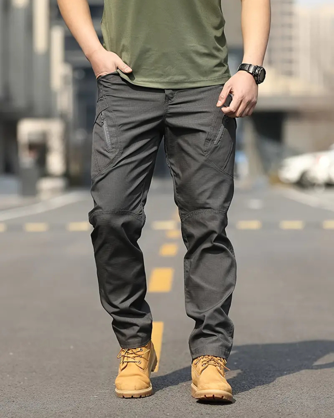 Calças impermeáveis de caminhada para homem