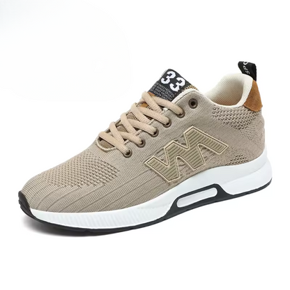 Sapatos desportivos de malha com sola alta para homem