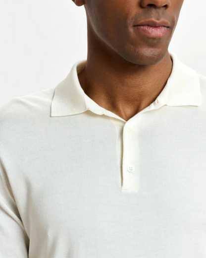 Camisa pólo com mangas curtas elásticas