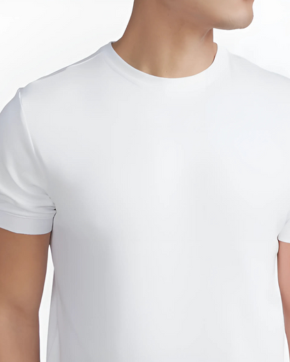 Camiseta Básica de Manga Curta com Gola Redonda Conforto e Versatilidade Diária (OFERTA 2X1)