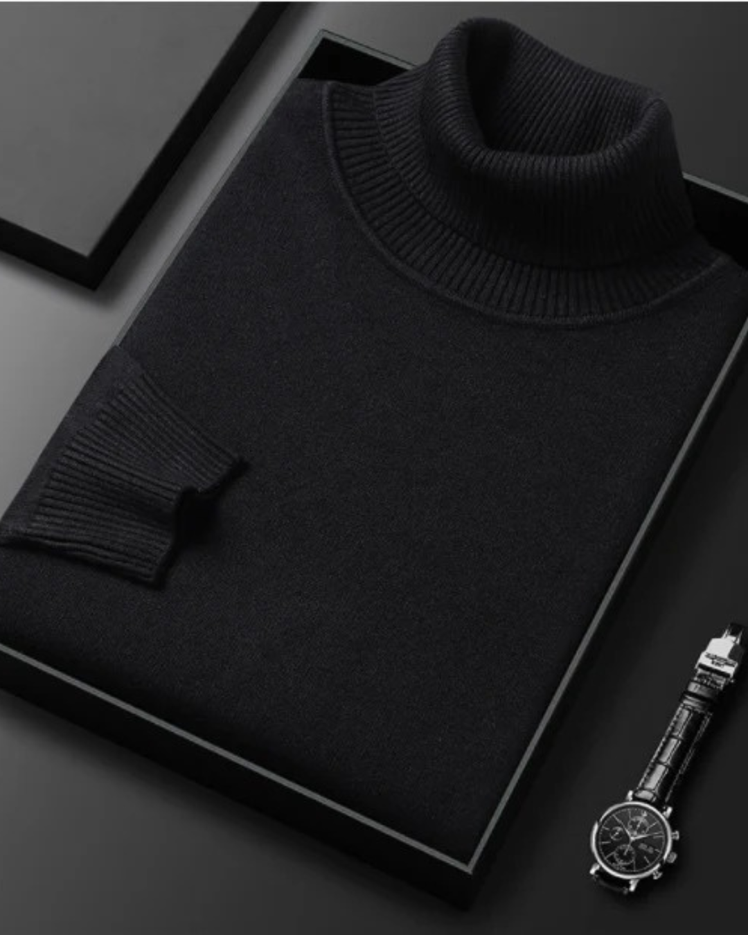 Suéter elegante de caxemira para homem