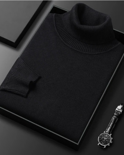 Suéter elegante de caxemira para homem