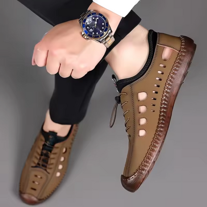 Sapatos Casuais para Homem com Design Respirável e Sola oca Macia