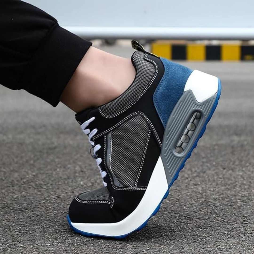 Tênis de Segurança Moderno Masculino com Design Esportivo e Proteção Reforçada