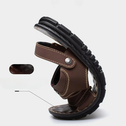 Sandálias respiráveis para homens com tira ajustável