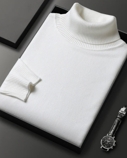 Suéter elegante de caxemira para homem