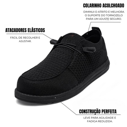 Mocassins de Segurança Respiráveis e Leves para Homem