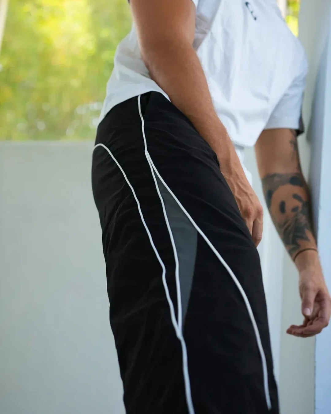 Calças desportivas respiráveis para homem