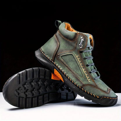 Botas ergonómicas de Couro Costuradas para homen