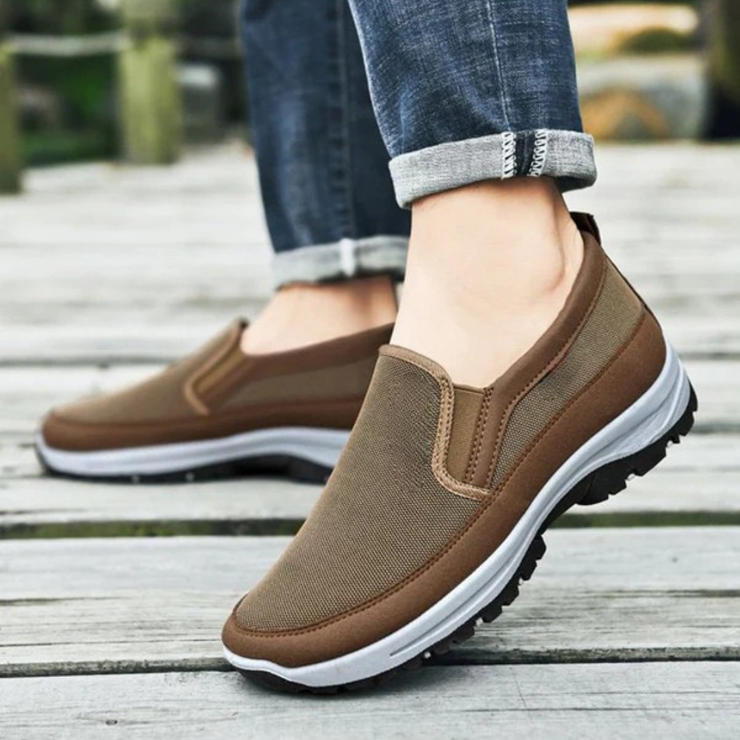 Sapatilhas Estilo Mocassim para Homem com Sola Antiderrapante e Flexível