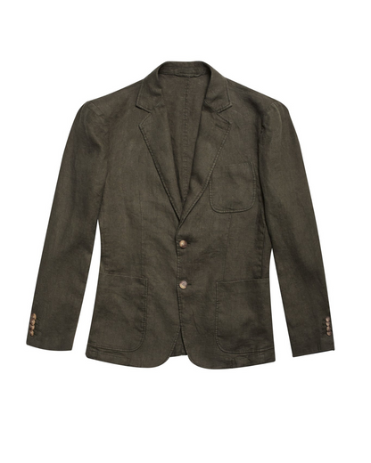 Blazer de Linho Americano para Homem