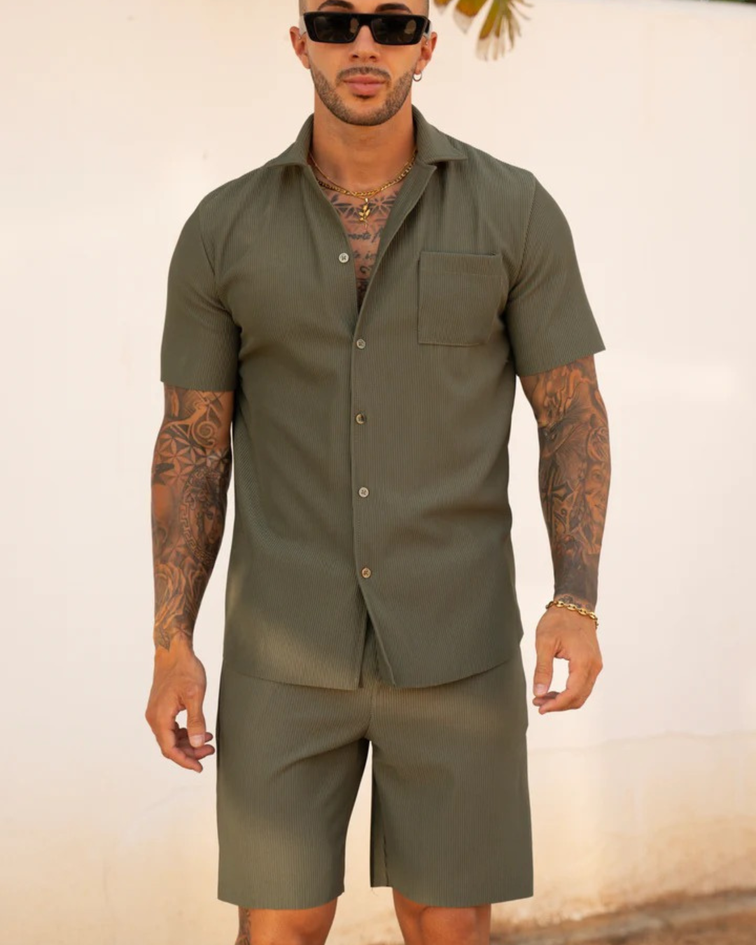 Conjunto com Textura de Estilo Moderno e Confortável