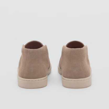 Mocassins Feitos à Mão em Pele de Camurça para Homen