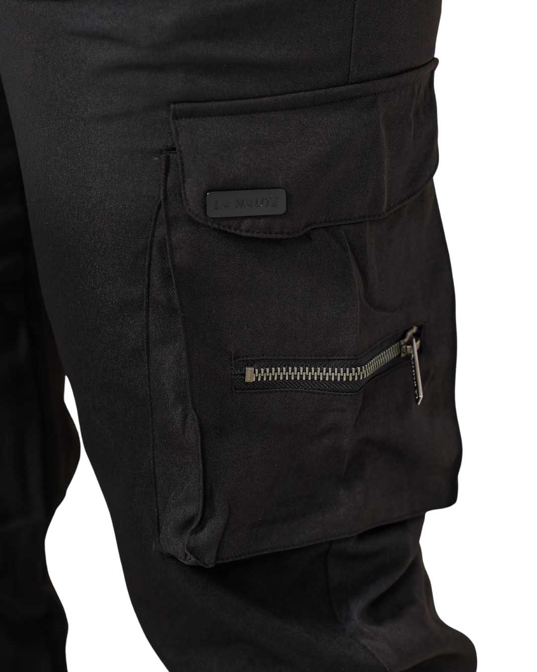 Calças Jogger com Bolsos de Carga e Cintura Ajustável com Cordão