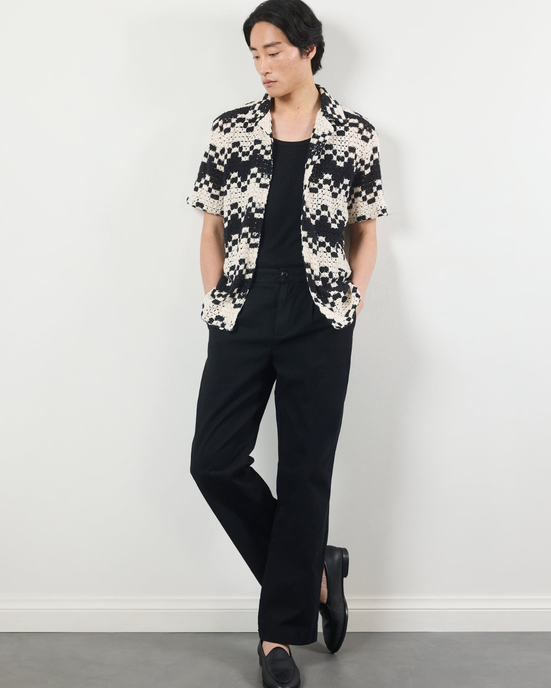 Camisa de Tecido Macio e Respirável Para Homem