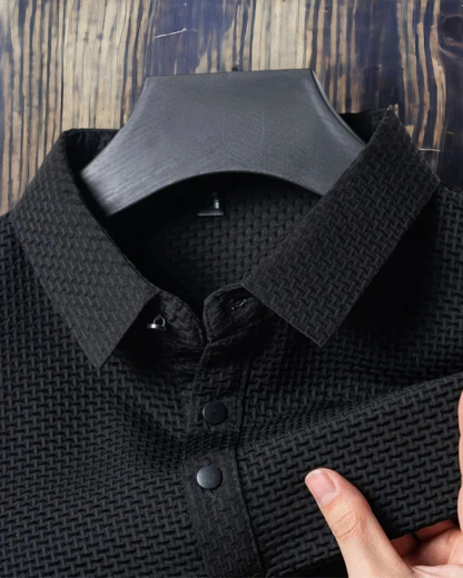 Camisa Pólo Casual de Manga Curta com Corte Justo (OFERTA 2X1)