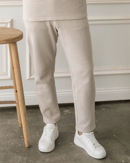 Calças Slim de Estilo Descontraído para Homen